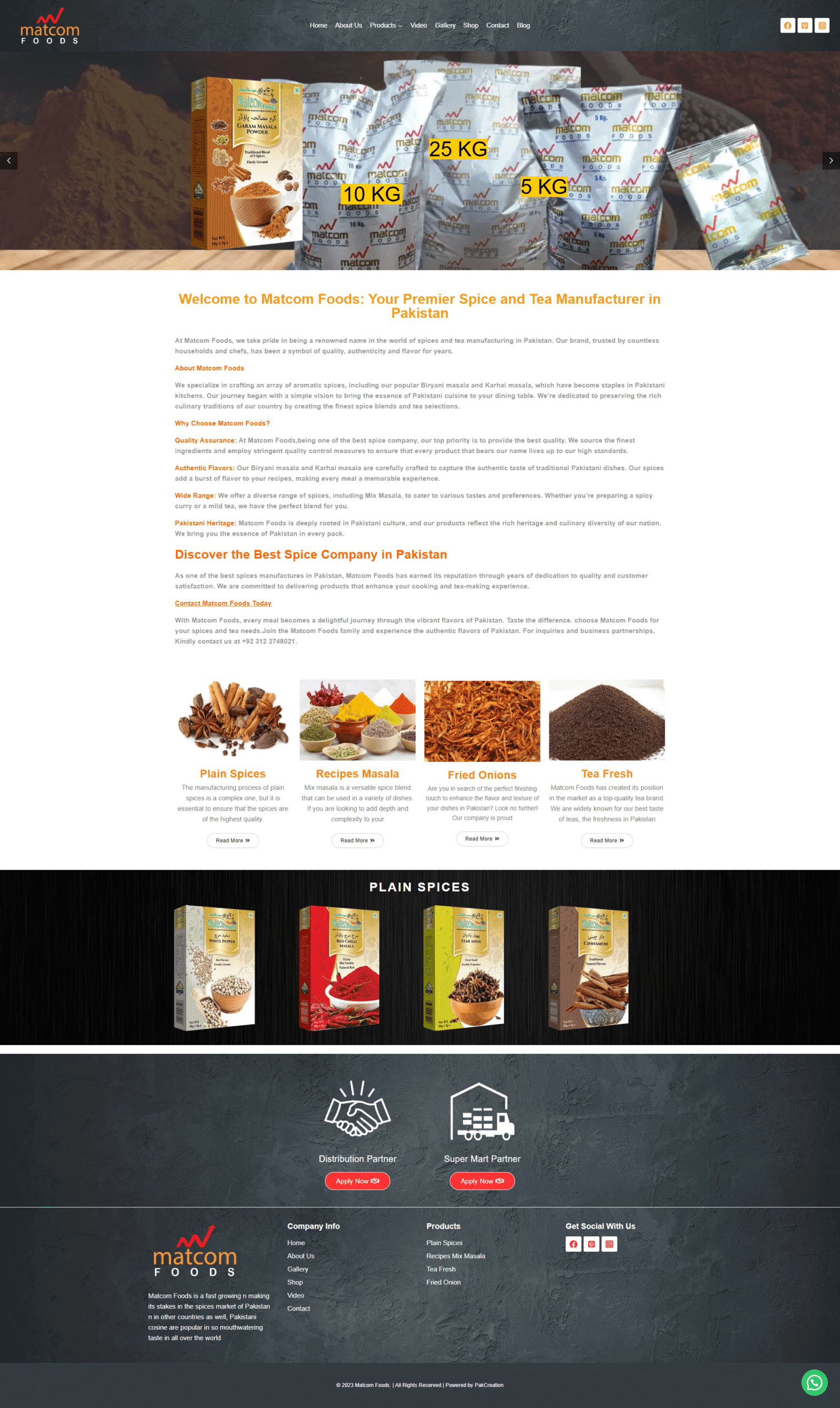 Matcom Foods